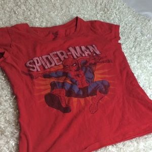 Marvel comics. Girls red Spider-Man tee shirt